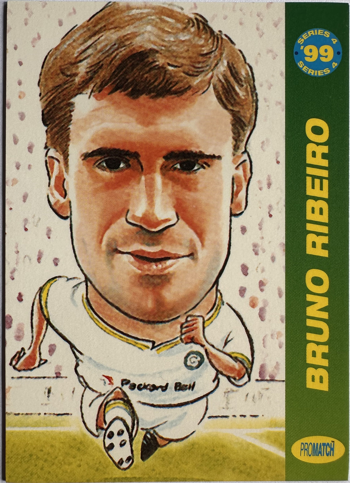 ProMatch Footballers ’99 Series 4 – Bruno Ribeiro – Leeds United – S4/161 – Engels – Near Mint – voorkant