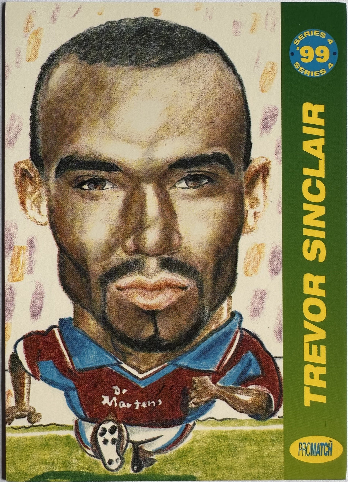 ProMatch Footballers ’99 Series 4 – Trevor Sinclair – West Ham United – S4/162 – Engels – Near Mint – voorkant