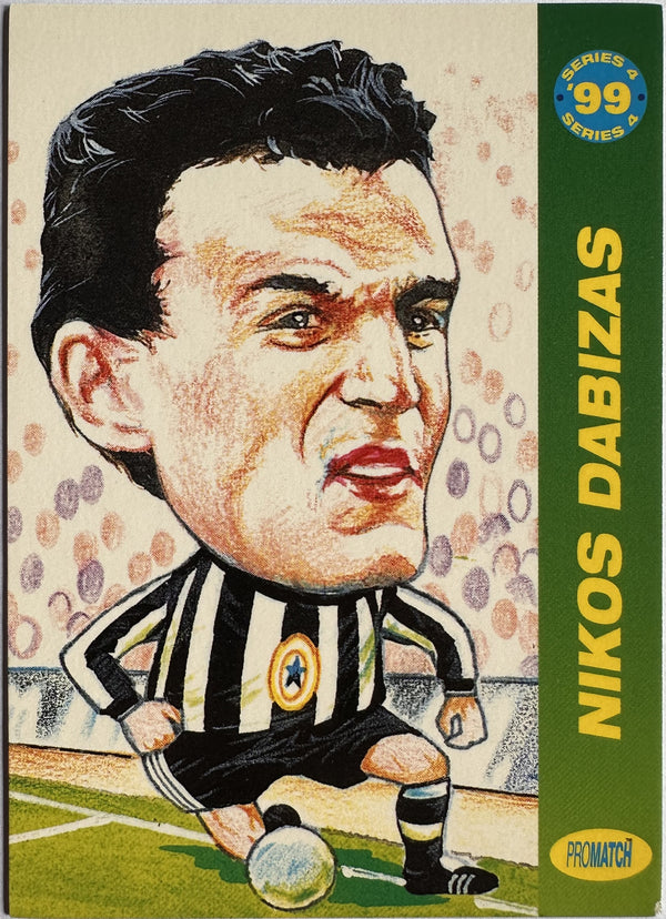 ProMatch Footballers ’99 Series 4 – Nikos Dabizas – Newcastle United – S4/165 – Engels – Near Mint – voorkant