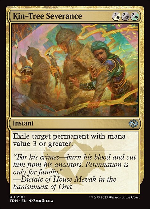 Kin-Tree Severance – Tarkir: Dragonstorm (TDM-200) Magic: The Gathering card | LC-REM-20260804-15401851388236-b577e246-3377-42aa-856e-b9fa89f3603a