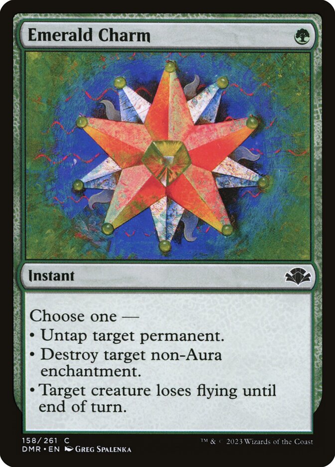 Emerald Charm - Dominaria Remastered (Common) [DMR-158] Main image