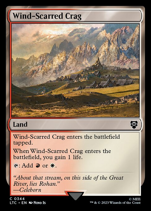 Wind-Scarred Crag – Tales of Middle-earth Commander (LTC-344) Magic: The Gathering card | LC-REM-20260804-15151728623948-b58b5cb6-828d-4d3c-a8d7-8947e87c4ff1