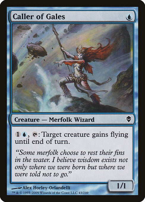 Caller of Gales – Zendikar (ZEN-43) Magic: The Gathering card