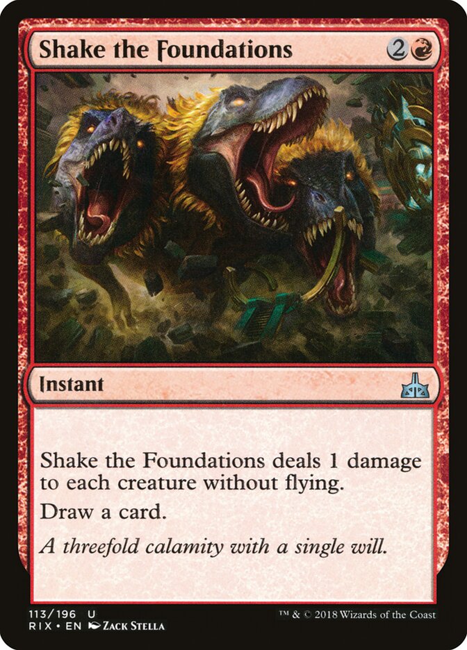Shake the Foundations - Rivals of Ixalan (Uncommon) [RIX-113]