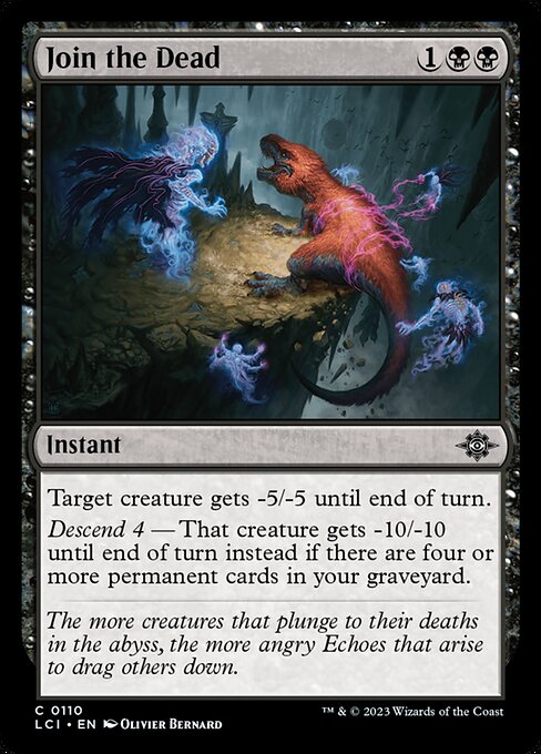 Join the Dead – The Lost Caverns of Ixalan (LCI-110) Magic: The Gathering card Hauptbild