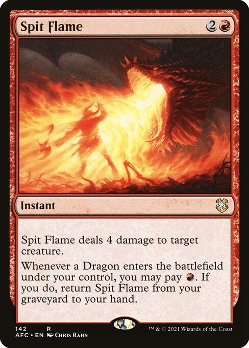 Spit Flame – Forgotten Realms Commander (AFC-142) Magic: The Gathering card | LC-REM-20260804-15339669717324-b5bf8493-2592-48e0-9c45-bb7974c30aed