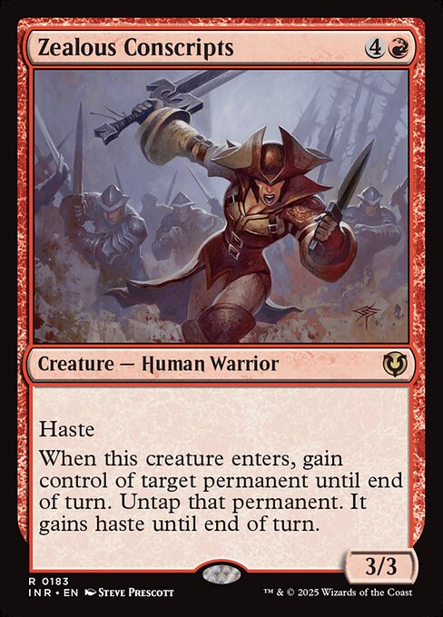 Zealous Conscripts – Innistrad Remastered (INR-183) Magic: The Gathering card | LC-REM-20260804-15572343980364-b5ca6c08-bfe0-4021-b6ad-e235c8905661
