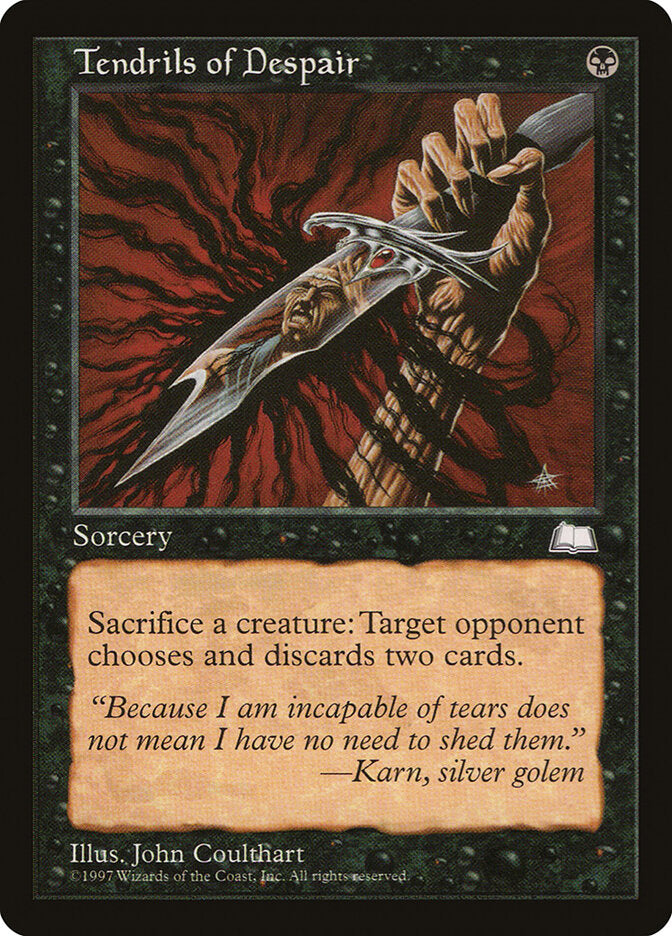 Magic-kaart Tendrils of Despair WTH-83 uit Weatherlight (Common)