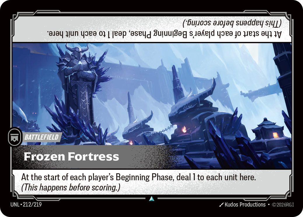 Frozen Fortress - Unleashed (Uncommon) [UNL-212] Main image