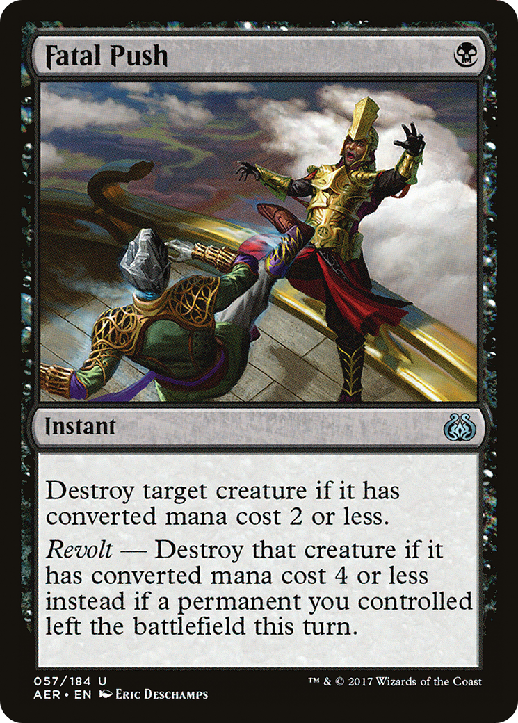 Fatal Push – Aether Revolt 57 – Magic: The Gathering single card Main image