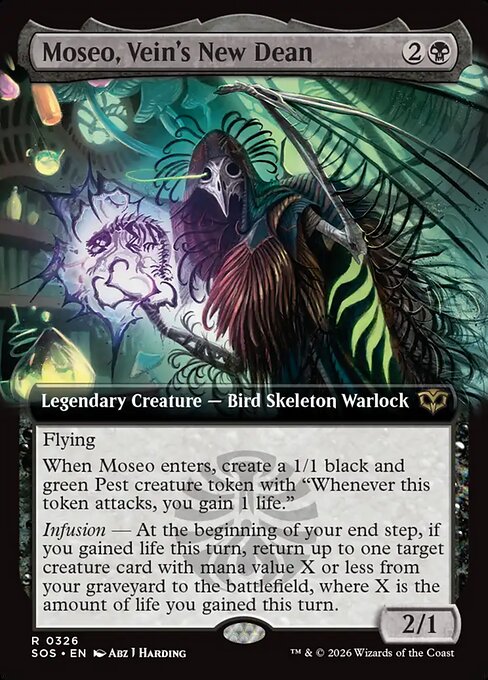 Moseo, Vein's New Dean – Secrets of Strixhaven (SOS-326) Magic: The Gathering card | LC-REM-20260804-15765062091084-b5f7cc28-ab95-4880-ade6-b28245cf12af