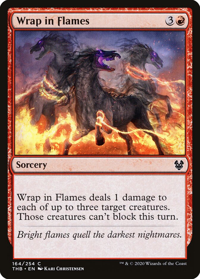 Wrap in Flames - Theros Beyond Death (Common) [THB-164]