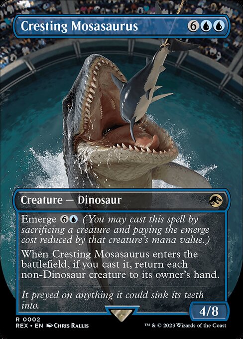 Cresting Mosasaurus – Jurassic World Collection (REX-2) Magic: The Gathering card | LC-REM-20260804-15393189495116-b6011e4b-a8a7-4cad-a276-c1022b45edc3