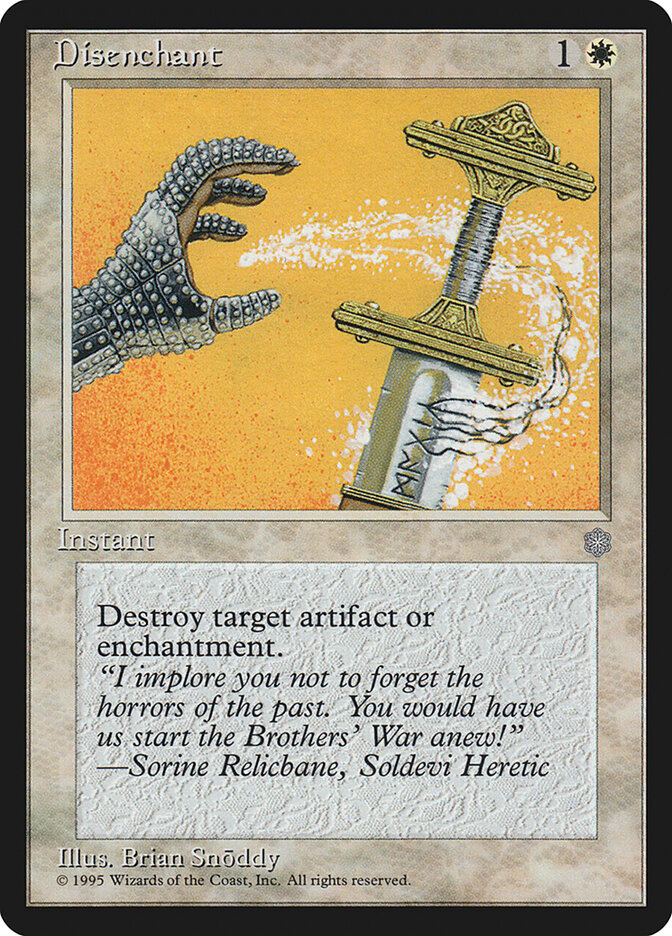 Magic-kaart Disenchant ICE-20 uit Ice Age (Common) Hoofdafbeelding