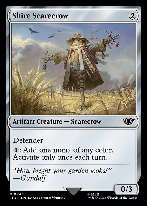 Shire Scarecrow – The Lord of the Rings: Tales of Middle-earth (LTR-249) Magic: The Gathering card