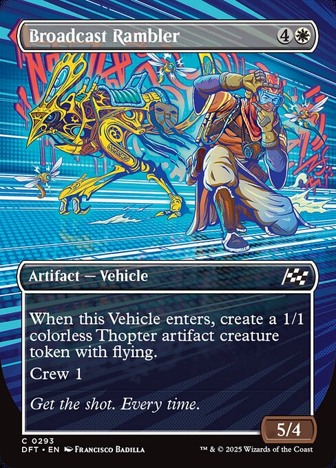 Broadcast Rambler – Aetherdrift (DFT-293) Magic: The Gathering card | LC-REM-20260804-15339958960460-b6118bb1-9530-487b-a211-7cc56cef3fbb
