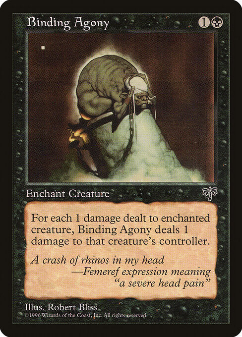 Binding Agony – Mirage (MIR-106) Magic: The Gathering card | LC-REM-20260804-15339936776524-b620a9f4-358d-4436-85b8-b0c16602ff57
