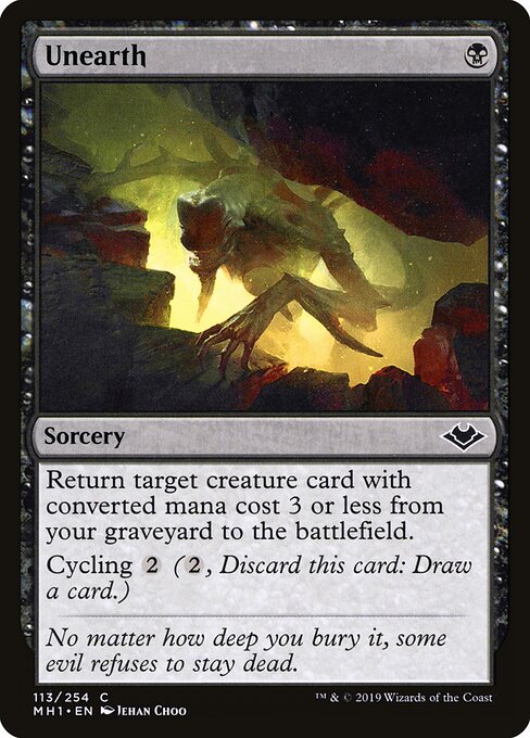 Unearth – Modern Horizons (MH1-113) Magic: The Gathering card | LC-REM-20260804-15794293375308-b62abd0c-ec3e-45d7-989d-da269812aeef
