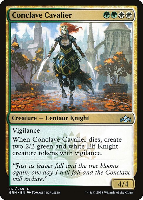 Conclave Cavalier – Guilds of Ravnica (GRN-161) Magic: The Gathering card