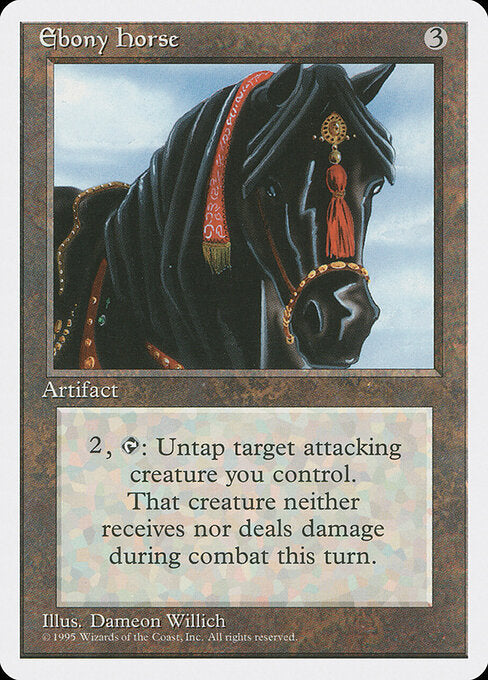 Ebony Horse – Fourth Edition (4ED-318) Magic: The Gathering card | LC-REM-20260804-15151560425804-b665f9dc-a5df-4ad7-9067-9b48f942bdde