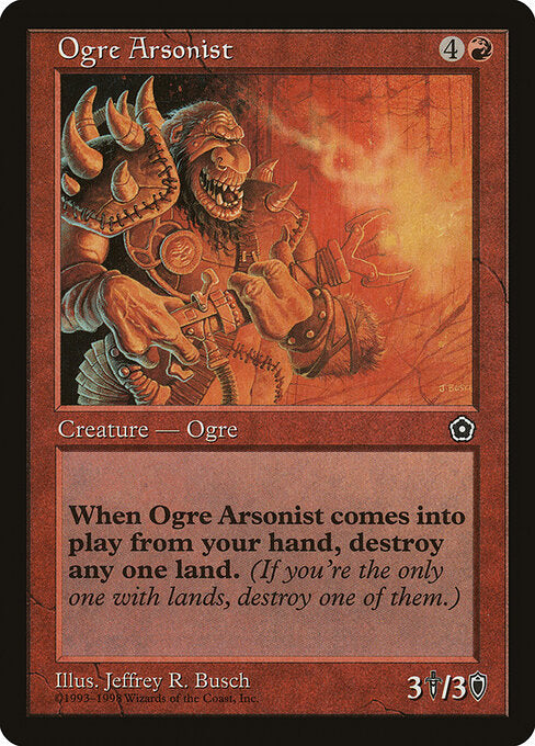 Ogre Arsonist – Portal Second Age (P02-110) Magic: The Gathering card | LC-REM-20260804-15339627086156-b67e28b2-9d25-4873-8db2-1f0853ab0c47