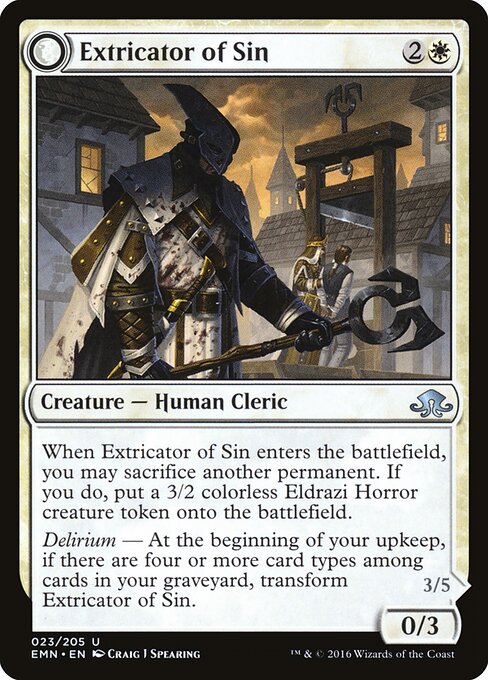 Extricator of Sin // Extricator of Flesh – Eldritch Moon (EMN-23) Magic: The Gathering card | LC-REM-20260804-15151277474124-b6867ddd-f953-41c6-ba36-86ae2c14c908
