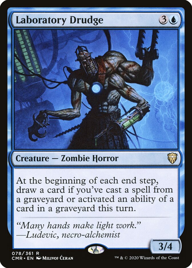 Laboratory Drudge - Commander Legends (Rare) [CMR-78]