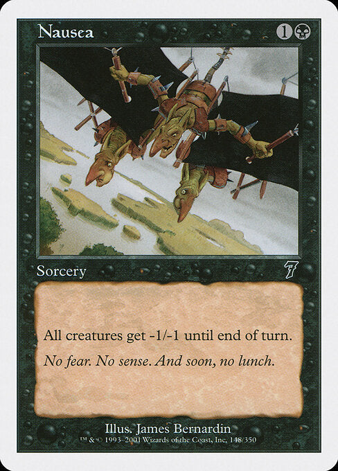 Nausea – Seventh Edition (7ED-148) Magic: The Gathering card | LC-REM-20260804-15935500484940-b71315e3-14c1-433b-97be-2cdf99213bba Hauptbild