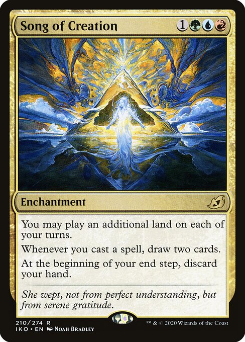 Song of Creation – Ikoria: Lair of Behemoths (IKO-210) Magic: The Gathering card