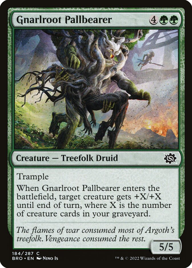 Gnarlroot Pallbearer - The Brothers' War (Common) [BRO-184]