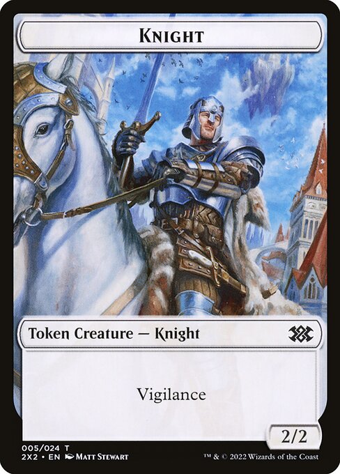 Knight – Double Masters 2022 Tokens (T2X2-5) Magic: The Gathering card | LC-REM-20260804-15151500788044-b73ee667-09a1-40b9-85e8-902d9c06adcf Main image