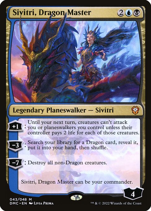 Sivitri, Dragon Master – Commander: Dominaria United (DMC-43) Magic: The Gathering card