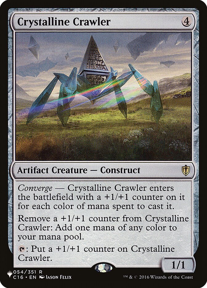 Magic-kaart Crystalline Crawler PLST-C16-54 uit The List (Rare)