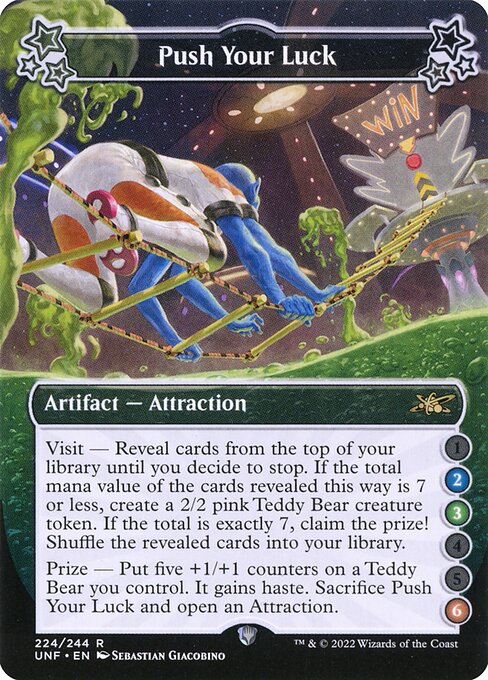 Push Your Luck – Unfinity (UNF-224a) Magic: The Gathering card | LC-REM-20260804-15339632525644-b75a60cc-4561-4f96-9df1-9cbe9545f1dc