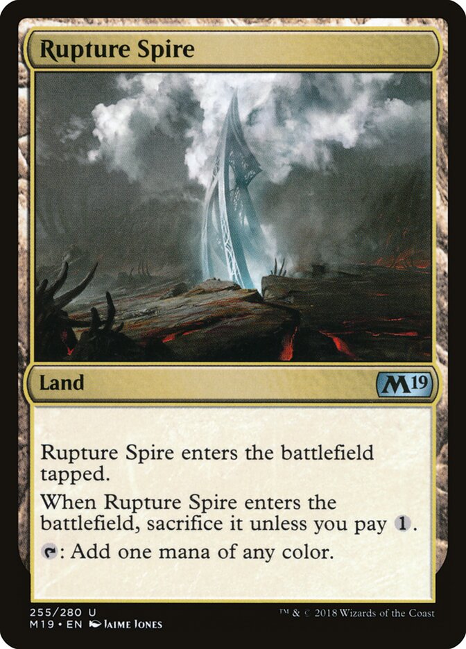 Rupture Spire - Core 2019 (Uncommon) [M19-255]