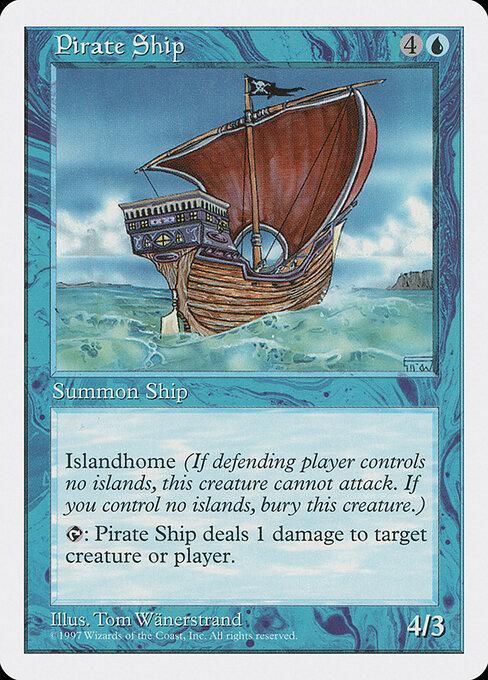 Pirate Ship – Fifth Edition (5ED-109) Magic: The Gathering card | LC-REM-20260804-15151820472652-b7ad5912-6d1e-4ad3-9911-0c768417d6d4 Image principale du produit