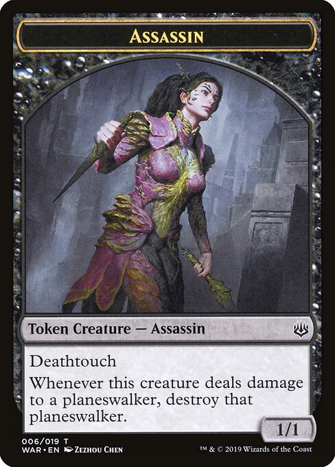 Assassin – War of the Spark Tokens (TWAR-6) Magic: The Gathering card | LC-REM-20260804-15151495643468-b7e997ac-5a4a-4555-9b37-06c25a5db356