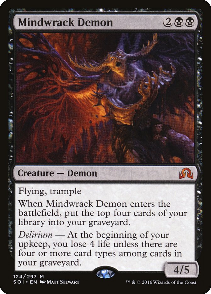 Mindwrack Demon - Shadows over Innistrad (Mythic) [SOI-124]