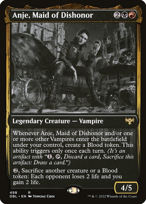 Anje, Maid of Dishonor – Innistrad: Double Feature (DBL-498) Magic: The Gathering card Main image