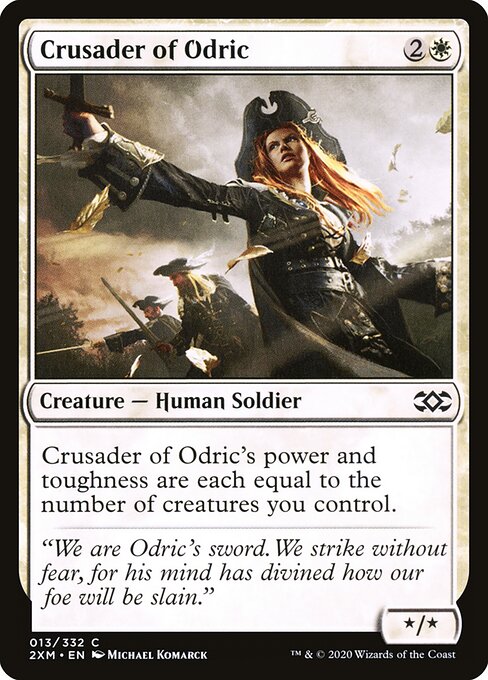 Crusader of Odric – Double Masters (2XM-13) Magic: The Gathering card Main image