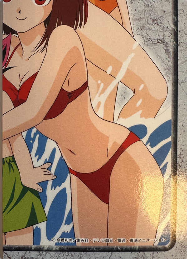 Yu-Gi-Oh! Toei Animation Trading Collection #45 Anzu Mazaki Beach Puzzle - Japanese 1998 Amada - achterkant