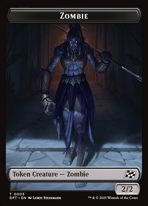 Zombie – Aetherdrift Tokens (TDFT-3) Magic: The Gathering card | LC-REM-20260804-15339713233228-b82be730-c63b-4c2b-99f4-476befdb95cb Image principale du produit