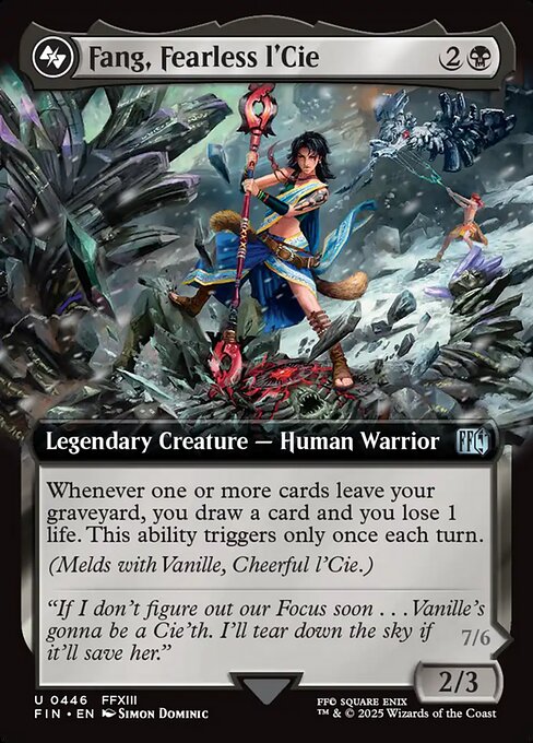 Fang, Fearless l'Cie – Final Fantasy (FIN-446) Magic: The Gathering card | LC-REM-20260804-15543934026060-b82f08c2-3944-437d-9af6-f1e9088e02bb Imagen principal del producto