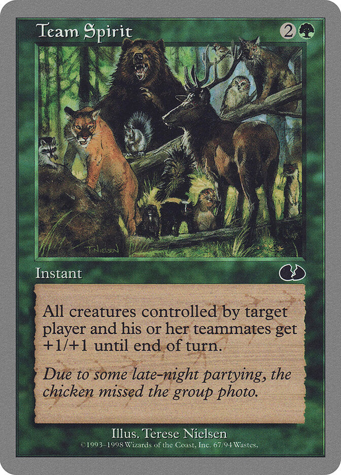 Magic-kaart Team Spirit UGL-67 uit Unglued (Common) Main image