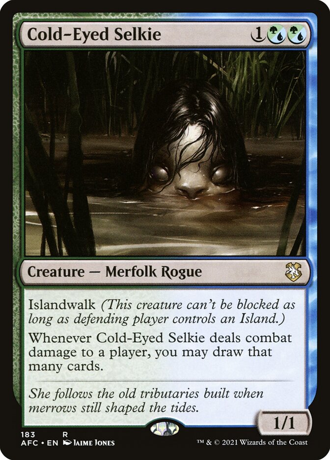 Cold-Eyed Selkie - Commander: Adventures in the Forgotten Realms (Rare) [AFC-183] Hauptbild