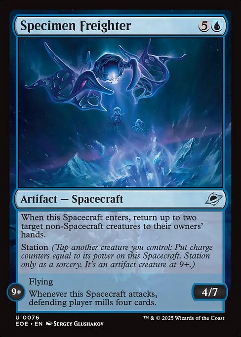 Specimen Freighter – Edge of Eternities (EOE-76) Magic: The Gathering card | LC-REM-20260804-15523470541132-b862a9f8-2361-4220-99bd-ae2530905195