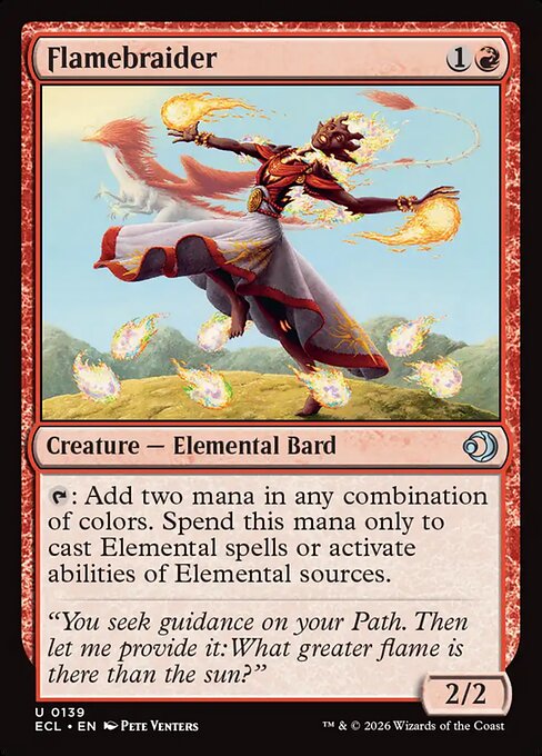 Flamebraider – Lorwyn Eclipsed (ECL-139) Magic: The Gathering card