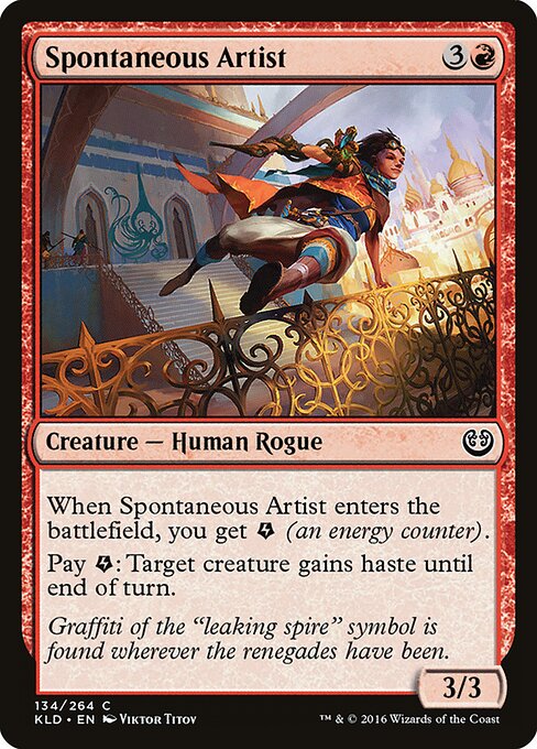 Spontaneous Artist – Kaladesh (KLD-134) Magic: The Gathering card