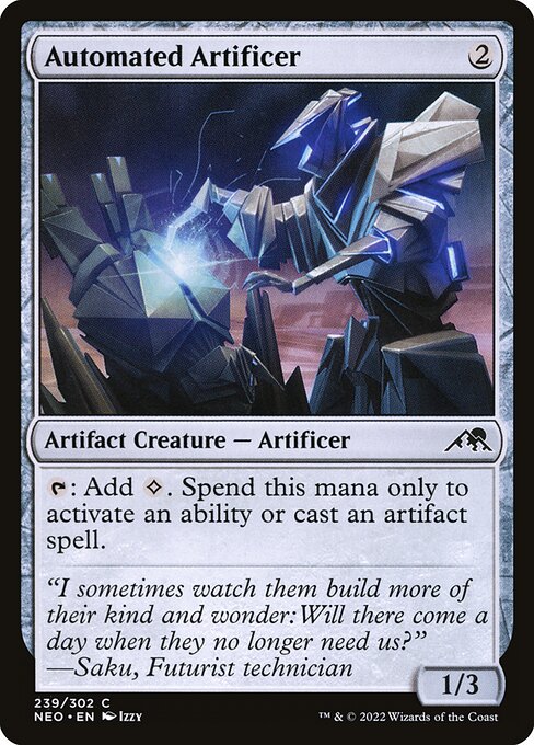 Automated Artificer – Kamigawa: Neon Dynasty (NEO-239) Magic: The Gathering card | LC-REM-20260804-15610422952268-b8c30ffb-b4f5-40b0-87b8-800a42bded2b Main image