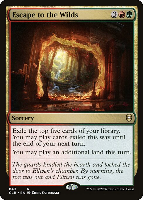 Escape to the Wilds – Commander Legends: Battle for Baldur's Gate (CLB-843) Magic: The Gathering card | LC-REM-20260804-15151752249676-b8d58c2d-2bff-4d25-a023-0a6342167f5f